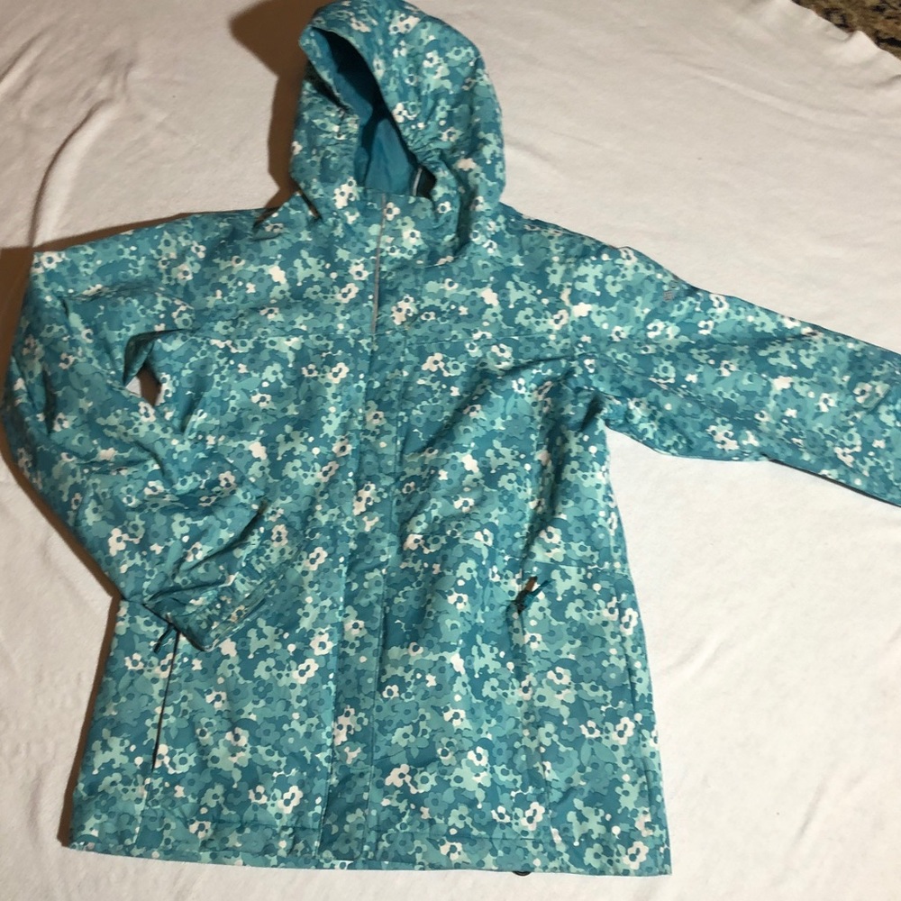 Columbia Omnitech Interchangeable Girls Coat Jacket (Shell only) Size L